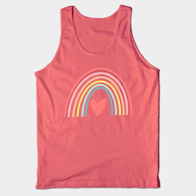 Rainbow Love Tank Top by Jande Summer